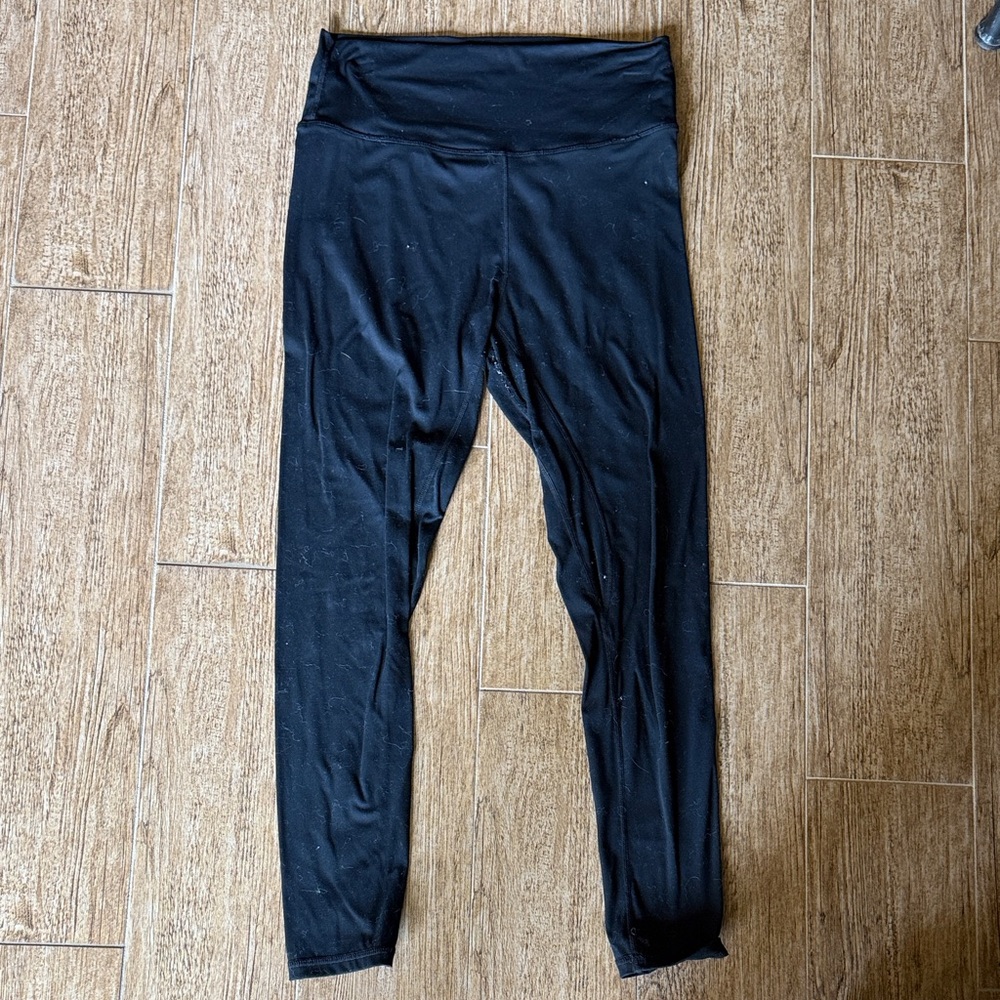 lululemon athletica Black High-Rise Leggings cropped